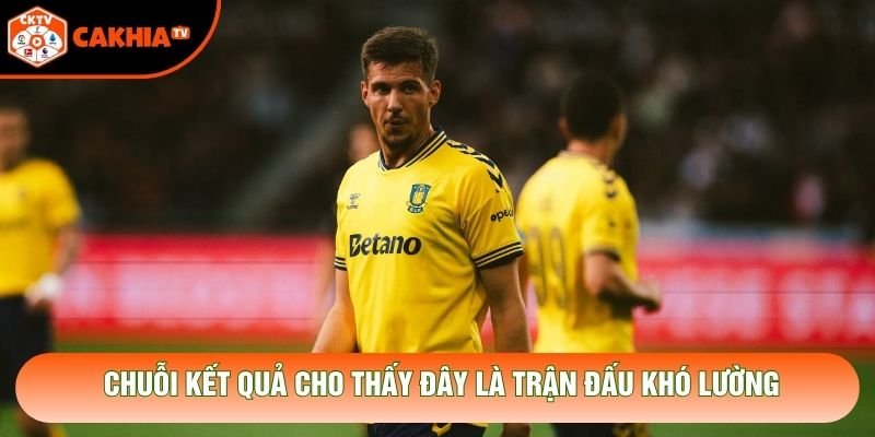 Chuỗi kết quả cho thấy đây là trận đấu khó lường